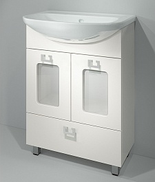 Какса-а Мебель для ванной Витраж 60 L – фотография-2