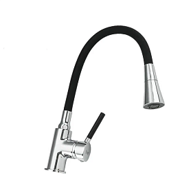 Frap Смеситель для кухни H44 F4044-9 оружейная сталь – фотография-2