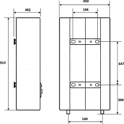 Royal Thermo Накопительный водонагреватель Heatronic slim RWH 100 DryHeat – фотография-5