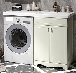 Opadiris Мебель для ванной Клио 120 R слоновая кость – фотография-6