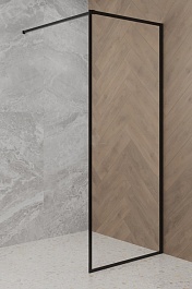 Paini Душевая перегородка PAINI-WalkIN80F 80x195 рисунок рамка – фотография-1