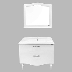 Comforty Тумба с раковиной Монако 100 1 белая – фотография-9