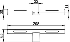 Keuco Держатель туалетной бумаги Plan 14963 двойной – фотография-2