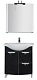 Aquanet Тумба с раковиной "Асти 75" черная, с б/к – фотография-10