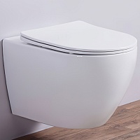 Esbano Унитаз Azalea подвесной безободковый белый