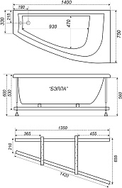 Triton Акриловая ванна Бэлла L – фотография-12
