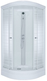 Triton Душевая кабина Стандарт А полосы 100x100 – фотография-1