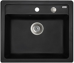 Iddis Мойка гранитная Vane G V01B571i87 черная – фотография-1