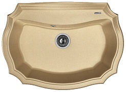 Florentina Мойка гранитная Эмилия 770 бежевый – фотография-1