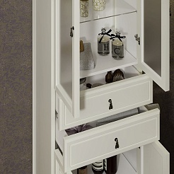 Opadiris Шкаф-пенал для ванной Риспекто 60 слоновая кость – фотография-4