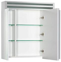 De Aqua Мебель для ванной Форма 80, зеркало-шкаф Эколь – фотография-9