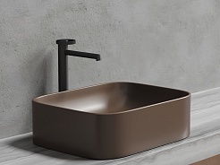 Ceramicanova Мебельная раковина Element 50 CN6052MDB тёмно-коричневый матовый – фотография-4