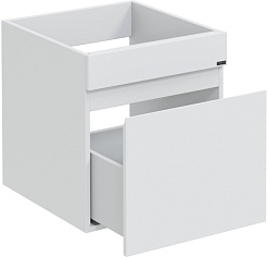 СанТа Мебель для ванной под стиральную машину Марс 110 L 1 ящик подвесная белая – фотография-7