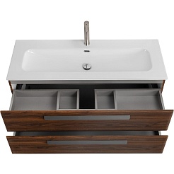 BelBagno Мебель для ванной Eco Cer-N 120 орех шоколад софт CZR-8073-120 ручки серые – фотография-5