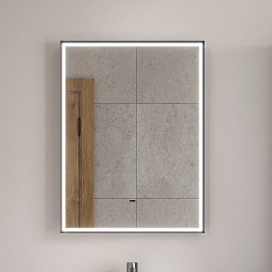 Equil Зеркало Mirage 60 серый муар – фотография-8