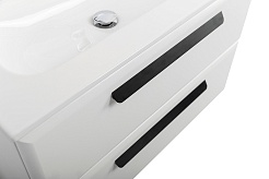 BelBagno Мебель для ванной Eco Cer-N 80 CZR-8073-80 bianco opaco ручки матовые чёрные – фотография-8