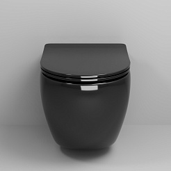 Grossman Унитаз подвесной Color GR-4411BS черный – фотография-4