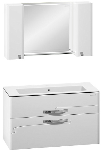  Мебель для ванной Nota 105 белая – фото-1