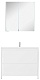 Velvex Тумба с раковиной напольная Klaufs 100 белая, 2 ящика – фотография-9