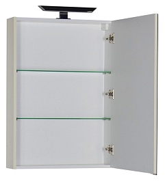 Aquanet Зеркальный шкаф "Эвора 60" крем – фотография-7