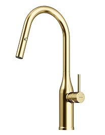 Sancos Смеситель для кухни Grand SC4002BG брашированное золото PVD покрытие – фотография-1