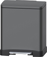 WeltWasser Ведро для мусора WW Lassy TG 12L серое матовое
