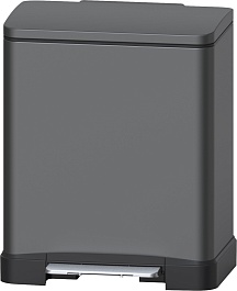 WeltWasser Ведро для мусора WW Lassy TG 12L серое матовое – фотография-1