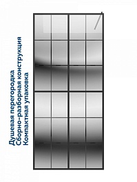 Teymi Душевая перегородка Helmi 90x200 T00301 – фотография-7