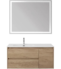 BelBagno Мебель для ванной Kraft 100 L подвесная Rovere Nebrasca Nature – фотография-1