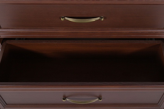 ASB-Woodline Тумба с раковиной Берта 85 антикварный орех, массив ясеня – картинка-9