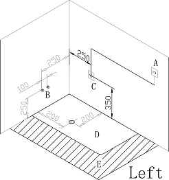 ABBER Акриловая ванна AB9000 B 130x70 L – фотография-8