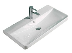 Equil Тумба с раковиной Soldi 80 2 ящика подвесная белый софт – фотография-4