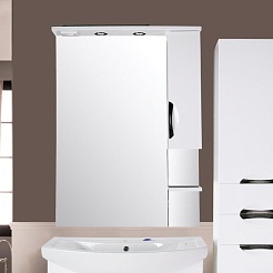 ASB-Mebel Мебель для ванной Мессина 80/3 белая – фотография-10