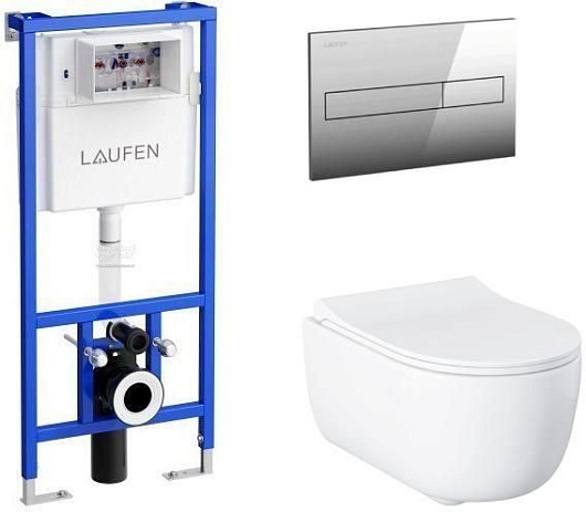 Allen Brau Унитаз с инсталляцией Priority 4.31002.20/8.9466.0.000.000.1 белый глянец – фото-1