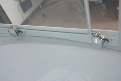 Royal Bath Душевая кабина ALP RB 150ALP-T-L 150x100 L с г/м стекло прозрачное профиль белый – фотография-4