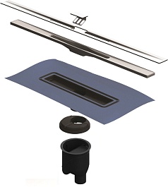 BERGES Wasserhaus Душевой лоток Simpel 1000 092013 золото глянец – фотография-2