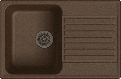 Granfest Мойка кухонная Quarz GF-Z78 Терракот – фотография-1