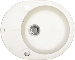 Iddis Мойка гранитная Kitchen G K10W621i87 белая – фотография-1