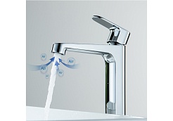 Aquatek Смеситель для раковины Оберон AQ1204CR хром – фотография-5