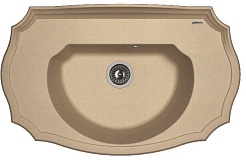 Florentina Мойка гранитная Эмилия 900 бежевый – фотография-1