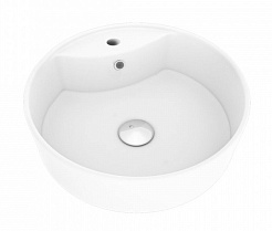 Teymi Мебельная раковина накладная Lina S D40 с полочкой под смеситель белая T50104 – фотография-1