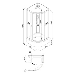 Triton Душевая кабина Ультра 80/80 В Щ0000072615 – фотография-4