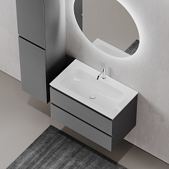 Sancos Тумба под раковину Folk 80 grey soft – фотография-3