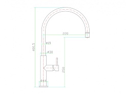 Zorg Смеситель для кухни "SZR-1371-19" – фотография-2