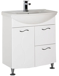 Aquanet Мебель для ванной "Моника 75" белый – фотография-8