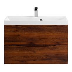 BelBagno Тумба под раковину Marino 80 подвесная Rovere Ciliegio – фотография-2