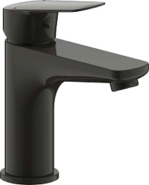 Bravat Смеситель для раковины Rhein F1429564BW-9-ENG матовый черный – фотография-1