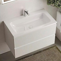 Sancos Мебель для ванной Snob R 80 bianco – фотография-4