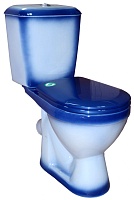 Rosa Унитаз-компакт Лира синий