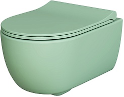 Ambassador Сиденье для унитаза Abner тонкое мятное матовое – фотография-2